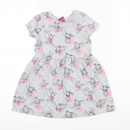George Baby Grey  Polyester A-Line  Size 12-18 Months  Round Neck