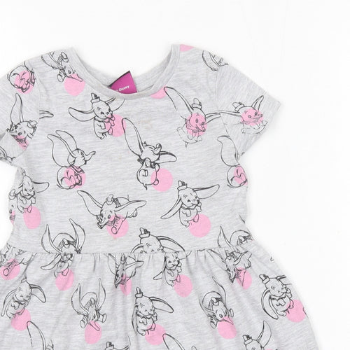 George Baby Grey  Polyester A-Line  Size 12-18 Months  Round Neck