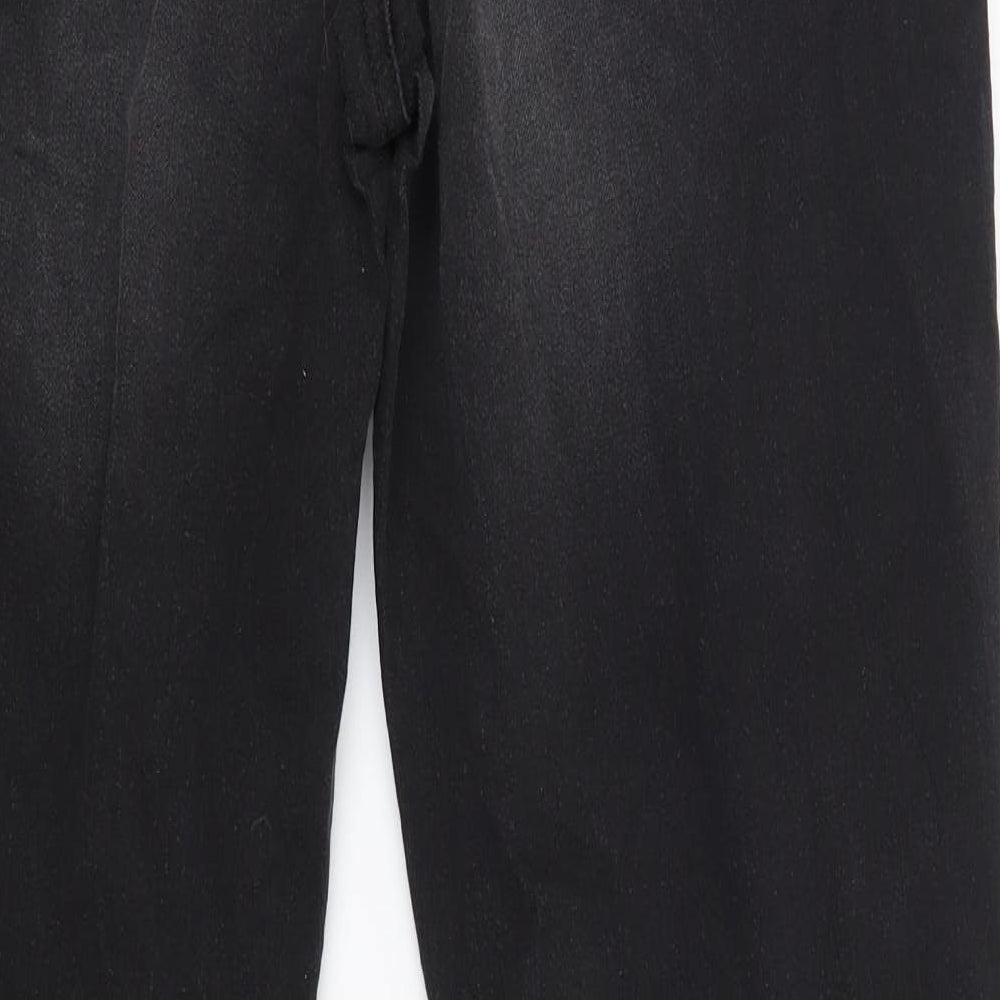 F&F Mens Grey  Cotton Straight Jeans Size 36 in L32 in Slim