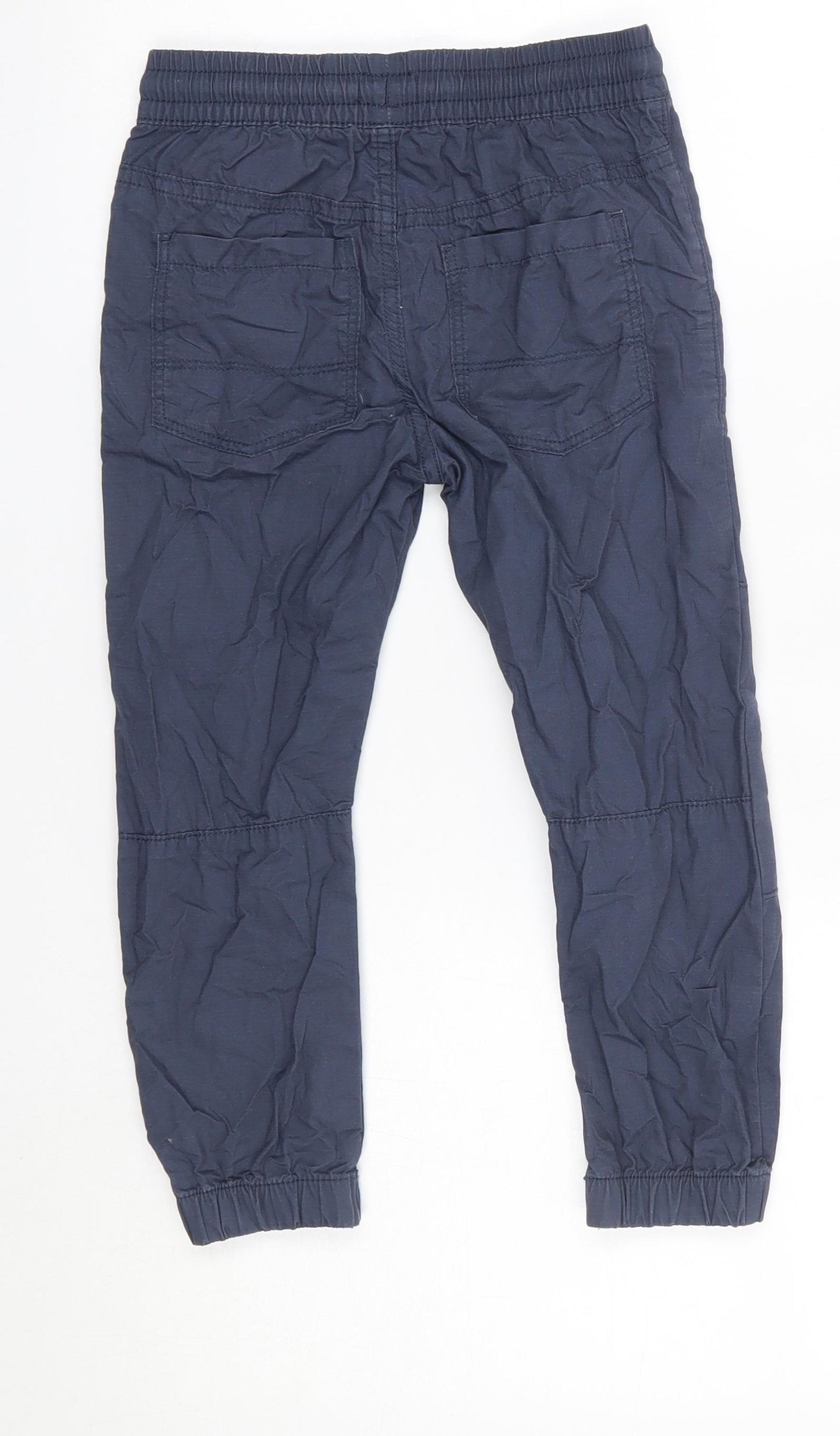 F&F Boys Blue  100% Cotton Jogger Trousers Size 4-5 Years  Regular