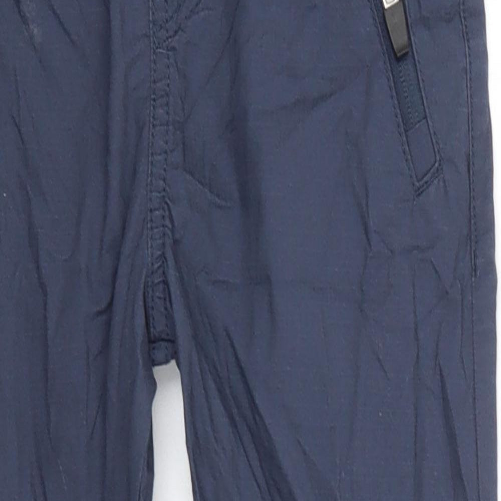 F&F Boys Blue  100% Cotton Jogger Trousers Size 4-5 Years  Regular