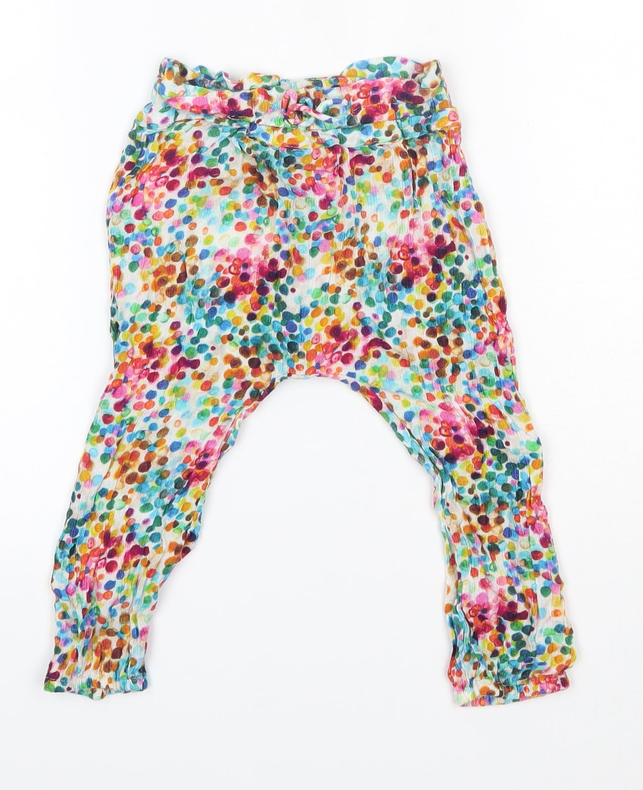 NEXT Baby Multicoloured  Viscose Jogger Trousers Size 12-18 Months