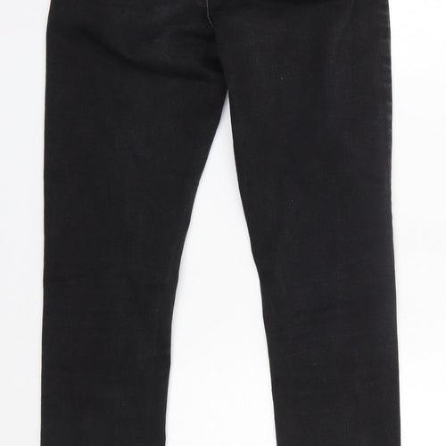 Primark Womens Black  Cotton Skinny Jeans Size 12 L28 in Regular