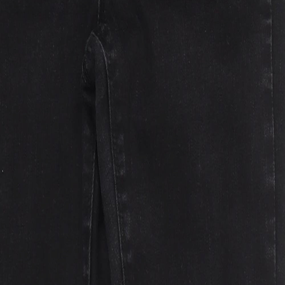 Primark Womens Black  Cotton Skinny Jeans Size 12 L28 in Regular