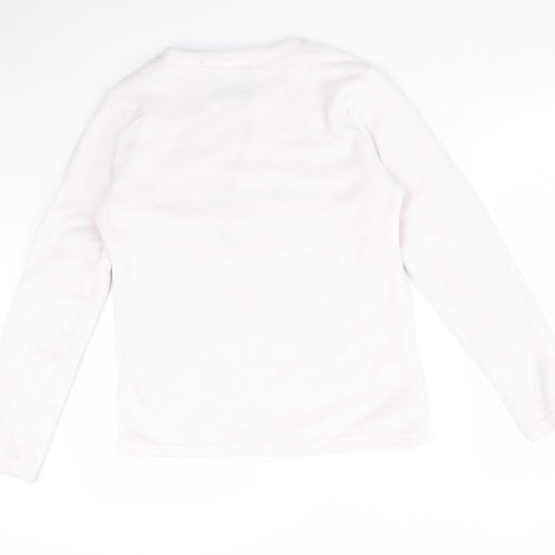 Matalan Womens Pink Solid Polyester  Pyjama Top Size S   - YOU & ME PENGUINS