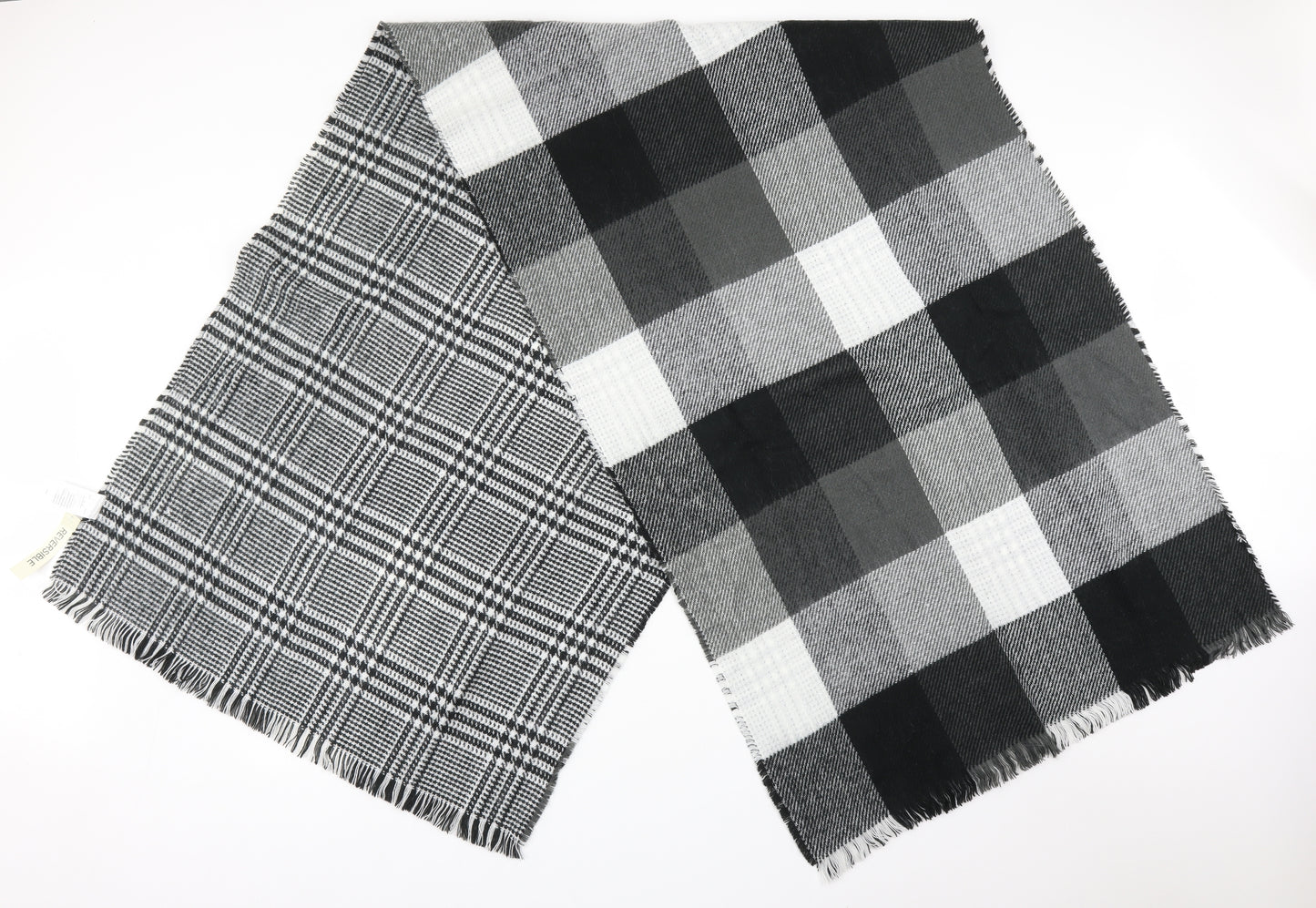 Peacocks Unisex Multicoloured Check Acrylic  Scarf