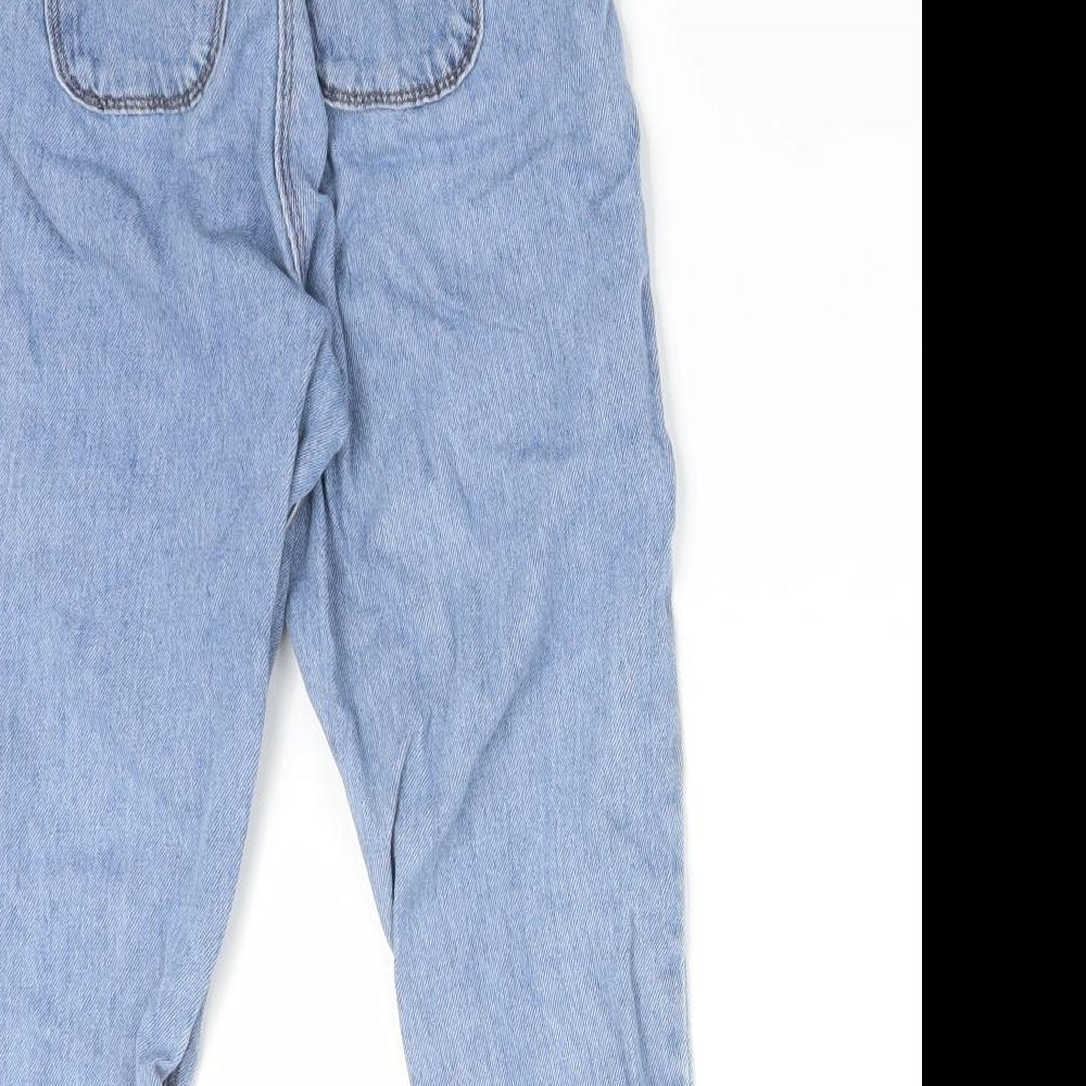 NEXT Girls Blue  Cotton Straight Jeans Size 7 Years  Regular