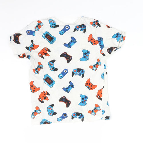 PRP&CO Boys Multicoloured  Cotton Basic T-Shirt Size 5-6 Years Round Neck  - CONTROLLER