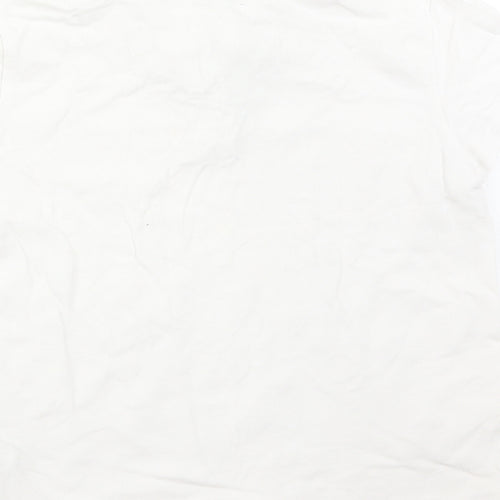 F&F Girls White  Cotton Basic Polo Size 9-10 Years Collared