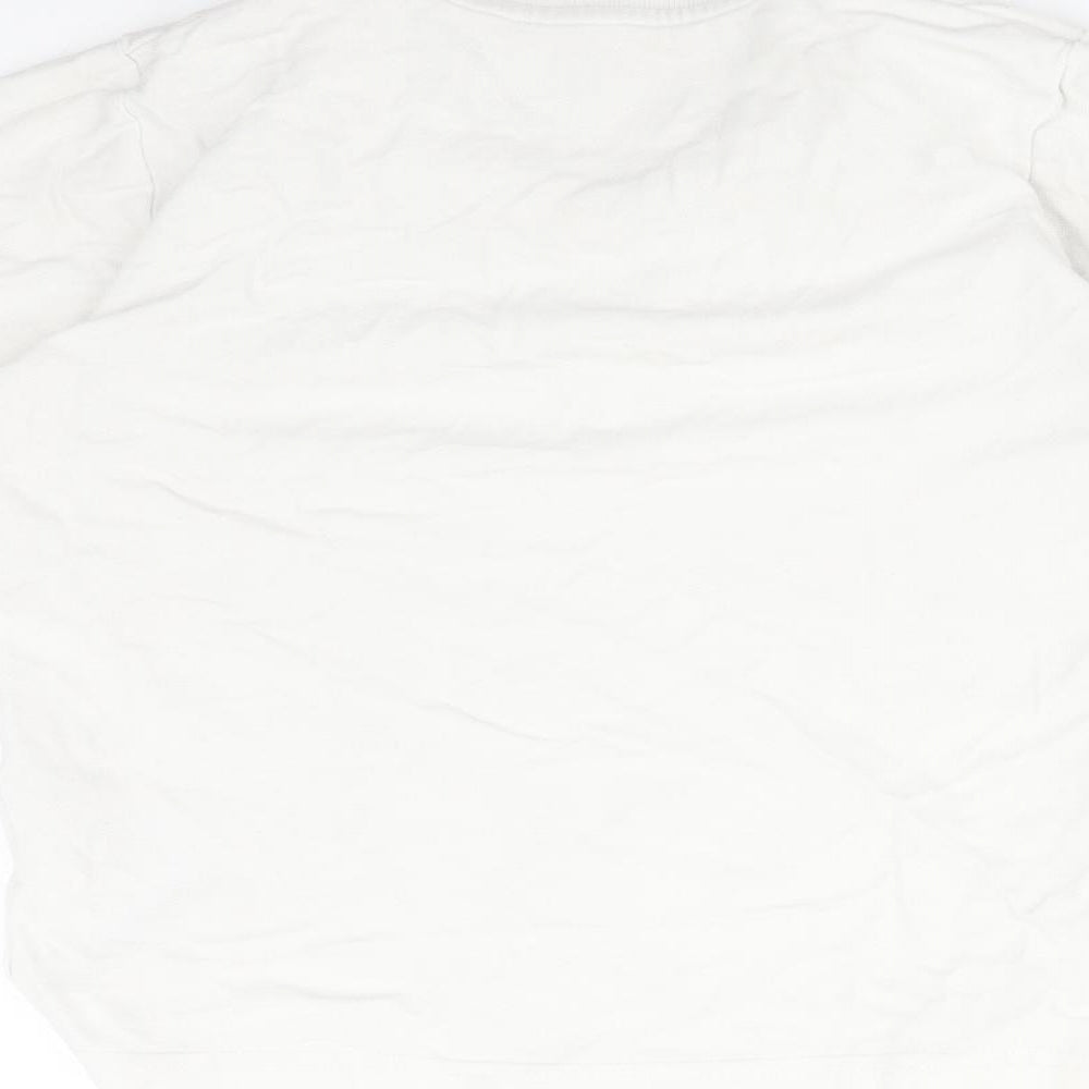 Matalan Girls White  Cotton Basic Polo Size 9 Years Collared