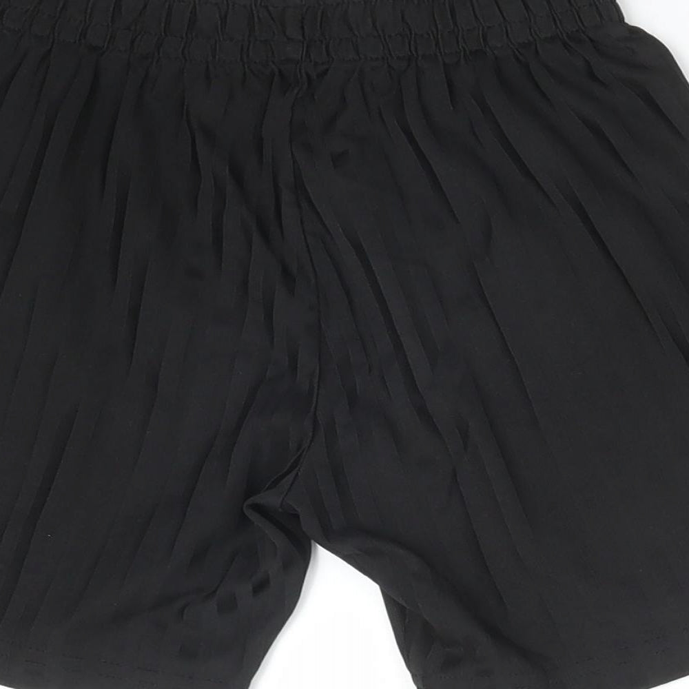 F&F Boys Black Striped Polyester Sweat Shorts Size 7-8 Years  Regular  - SCHOOL