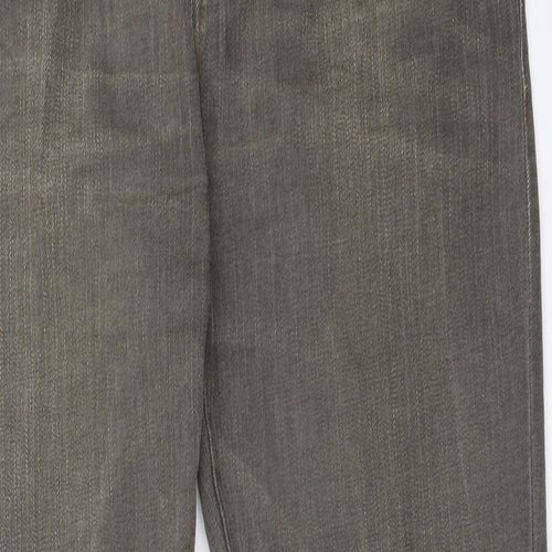 RJR JOHN ROCHA Mens Brown  Cotton Straight Jeans Size 36 L34 in Regular