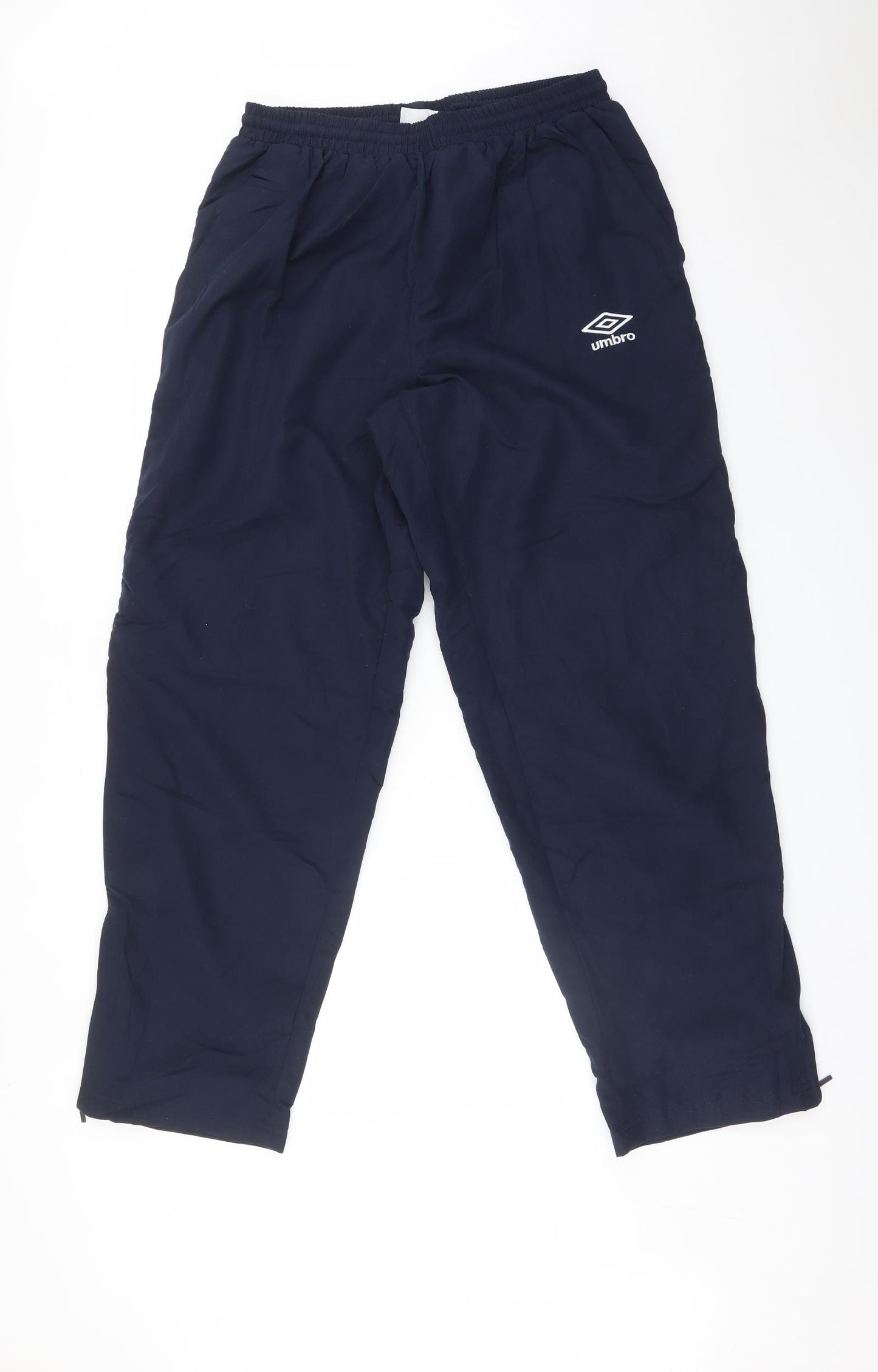 Umbro Mens Blue  Polyester Jogger Trousers Size L L31 in Regular