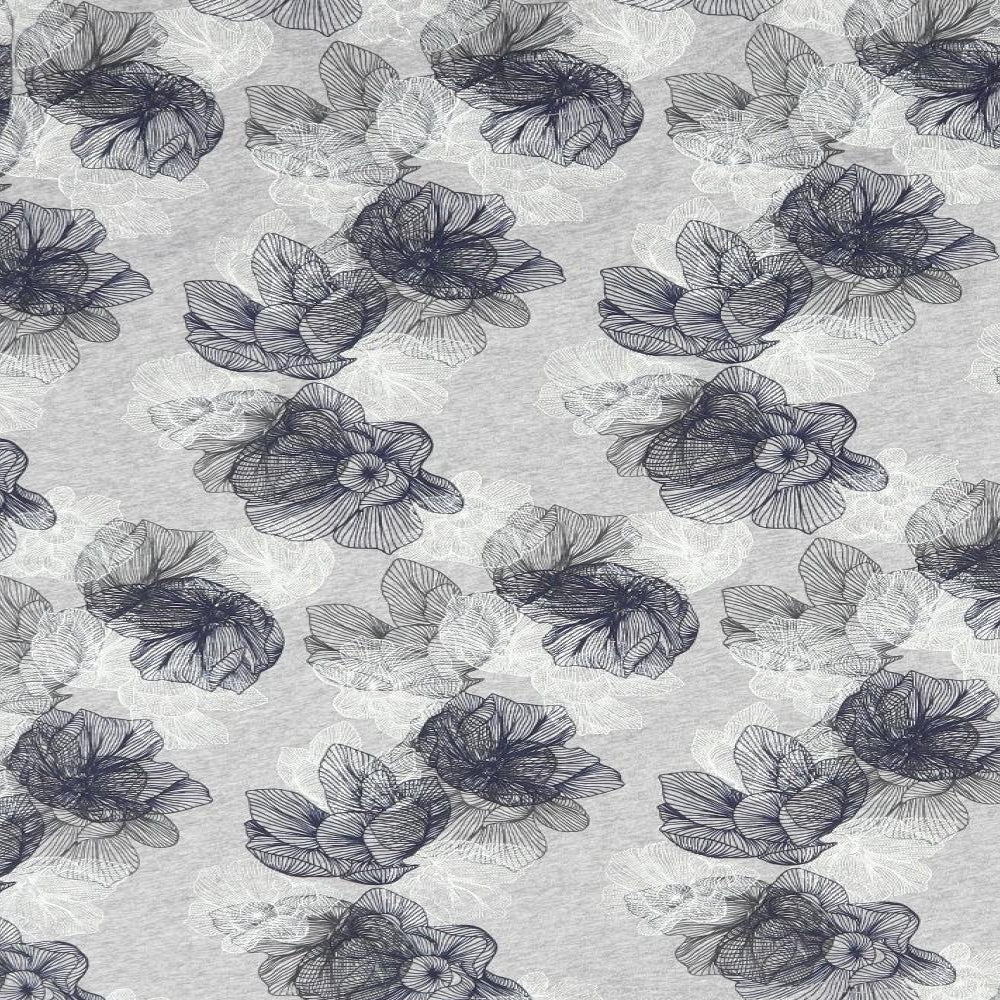 Maine Womens Multicoloured Floral Cotton Basic T-Shirt Size 22 V-Neck