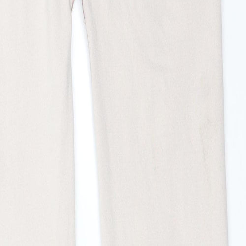 Boohoo Womens Pink Striped Polyester  Leggings Size M L29 in