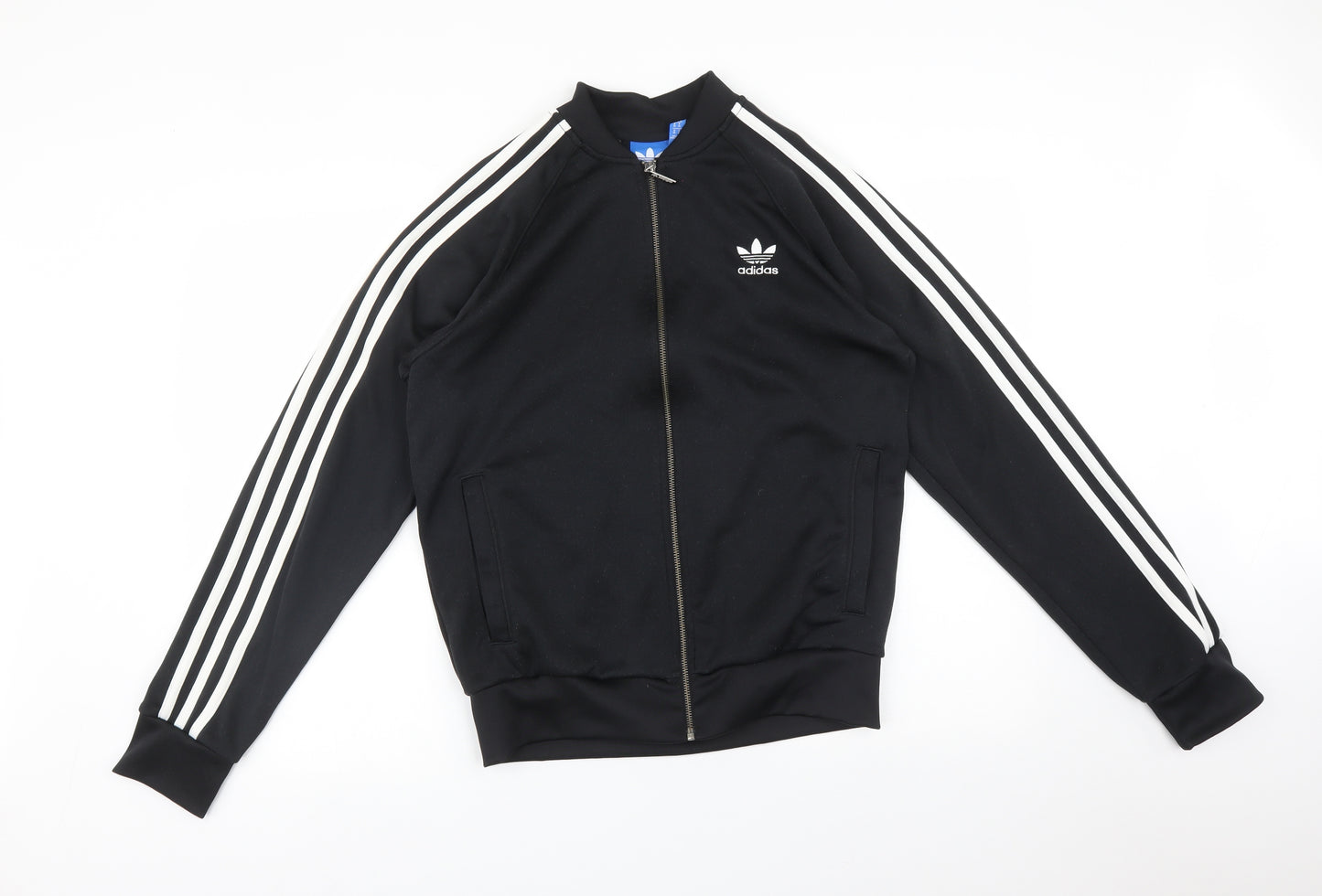 adidas Mens Black Striped  Jacket  Size M