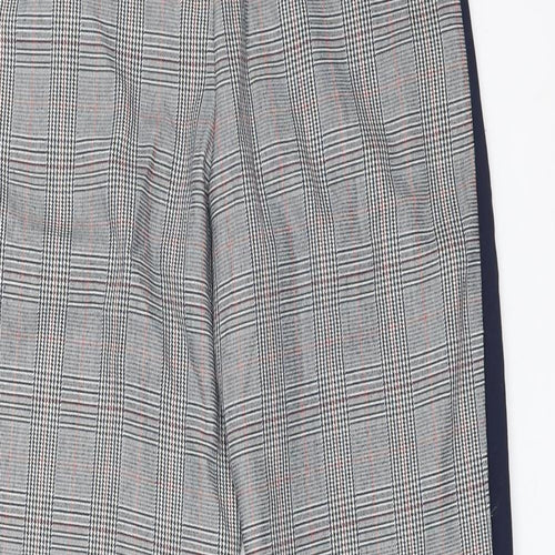 Topshop Womens Multicoloured Check Polyester Dress Pants Trousers Size 6 L28 in Regular