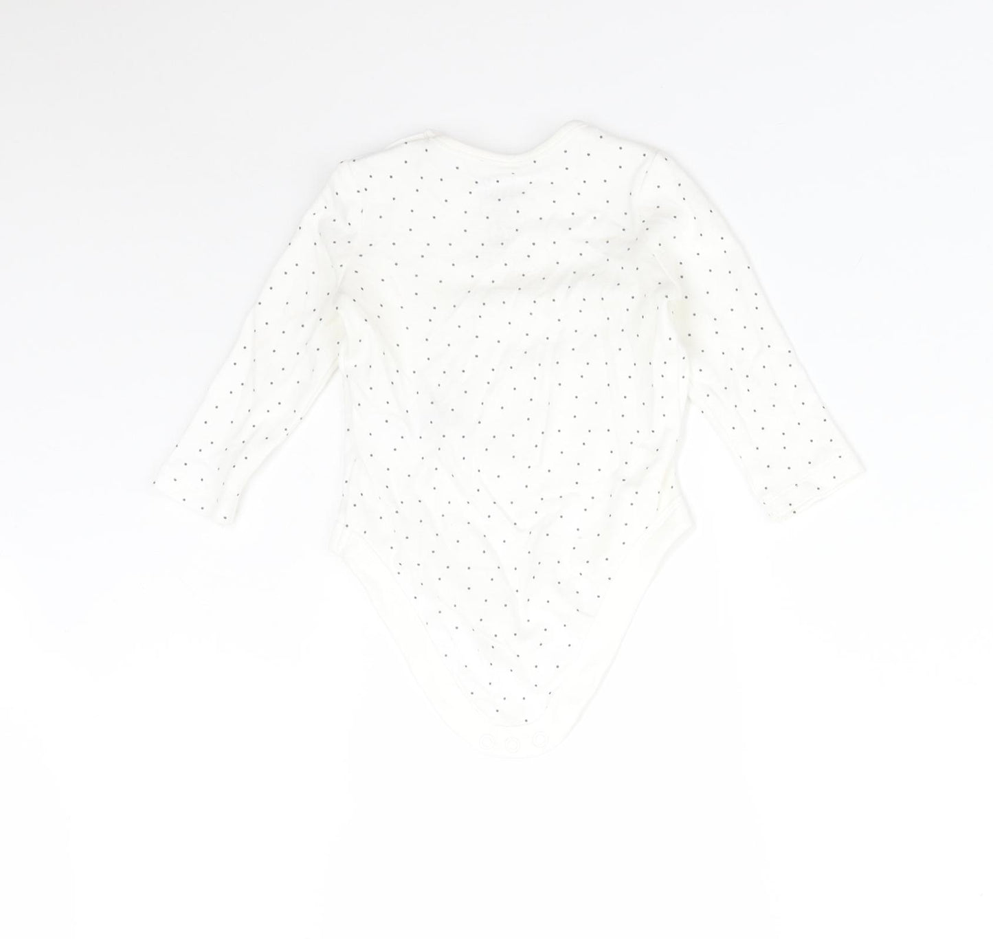F&F Baby Multicoloured Polka Dot Cotton Babygrow One-Piece Size 3-6 Months