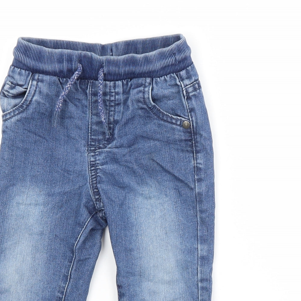 F&F Baby Blue  Cotton Sweatpants Trousers Size 12-18 Months