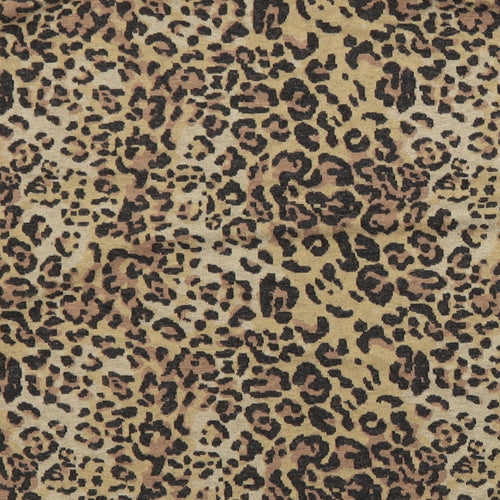 M&S Womens Brown Crew Neck Animal Print Polyester Pullover Jumper Size 14