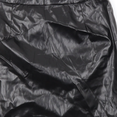 SheIn Womens Black  Polyester Maxi Skirt Size S