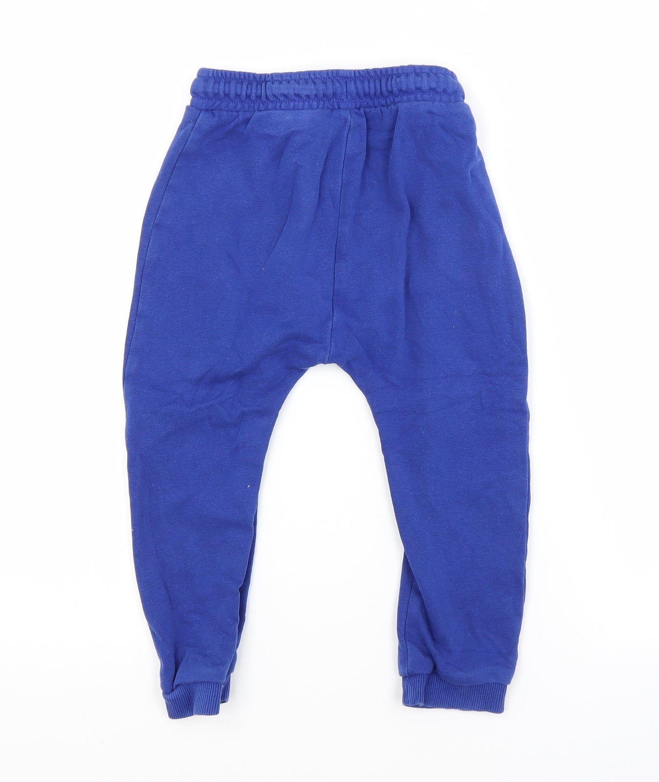 George Boys Blue  Cotton Sweatpants Trousers Size 3-4 Years  Regular