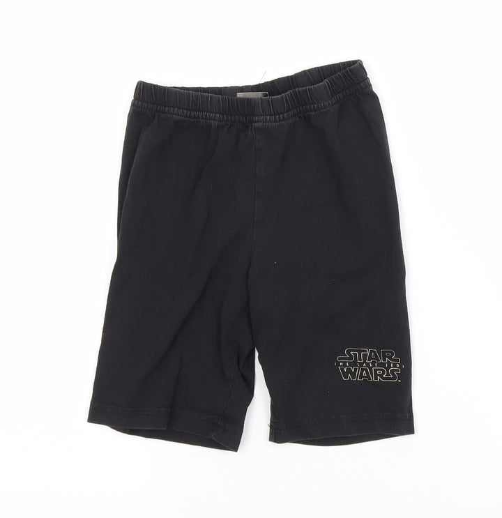 NEXT Boys Black  Cotton Sweat Shorts Size 3-4 Years  Regular  - STAR WARS