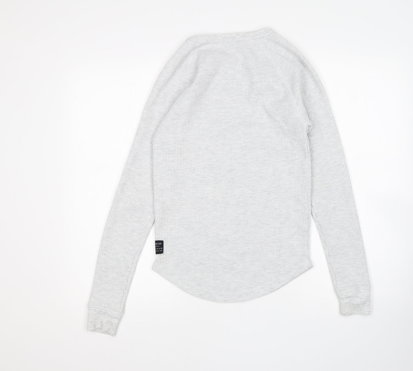 Primark Mens Grey  Polyester Pullover Sweatshirt Size XS