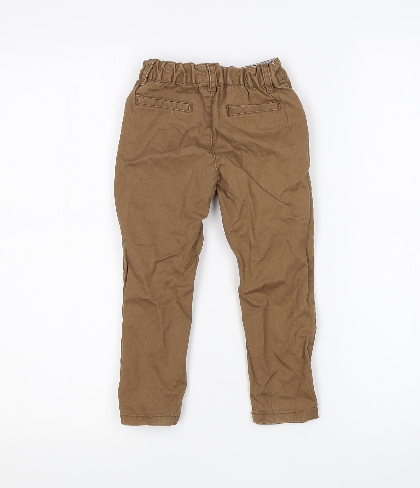 Matalan Boys Brown  Cotton Skinny Jeans Size 2-3 Years  Regular