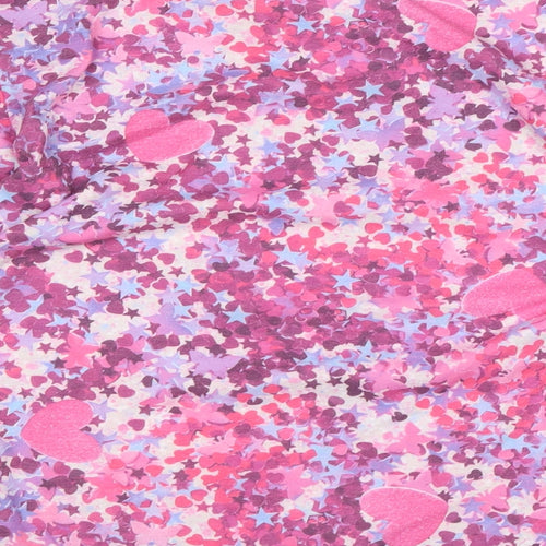F&F Womens Multicoloured Floral Polyester Top Pyjama Top Size 8