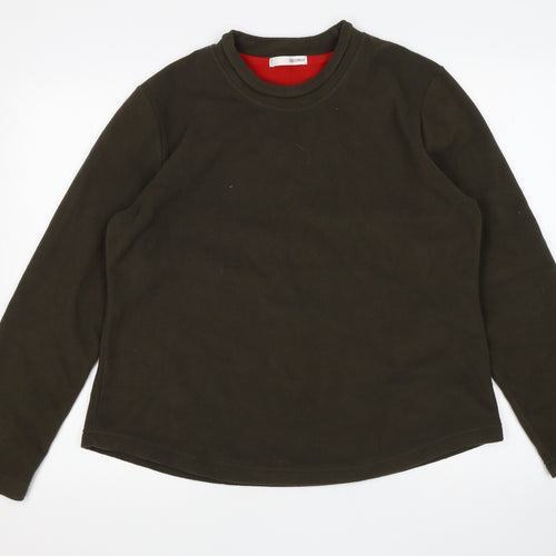 George Womens Green  Polyester Pullover Sweatshirt Size 16