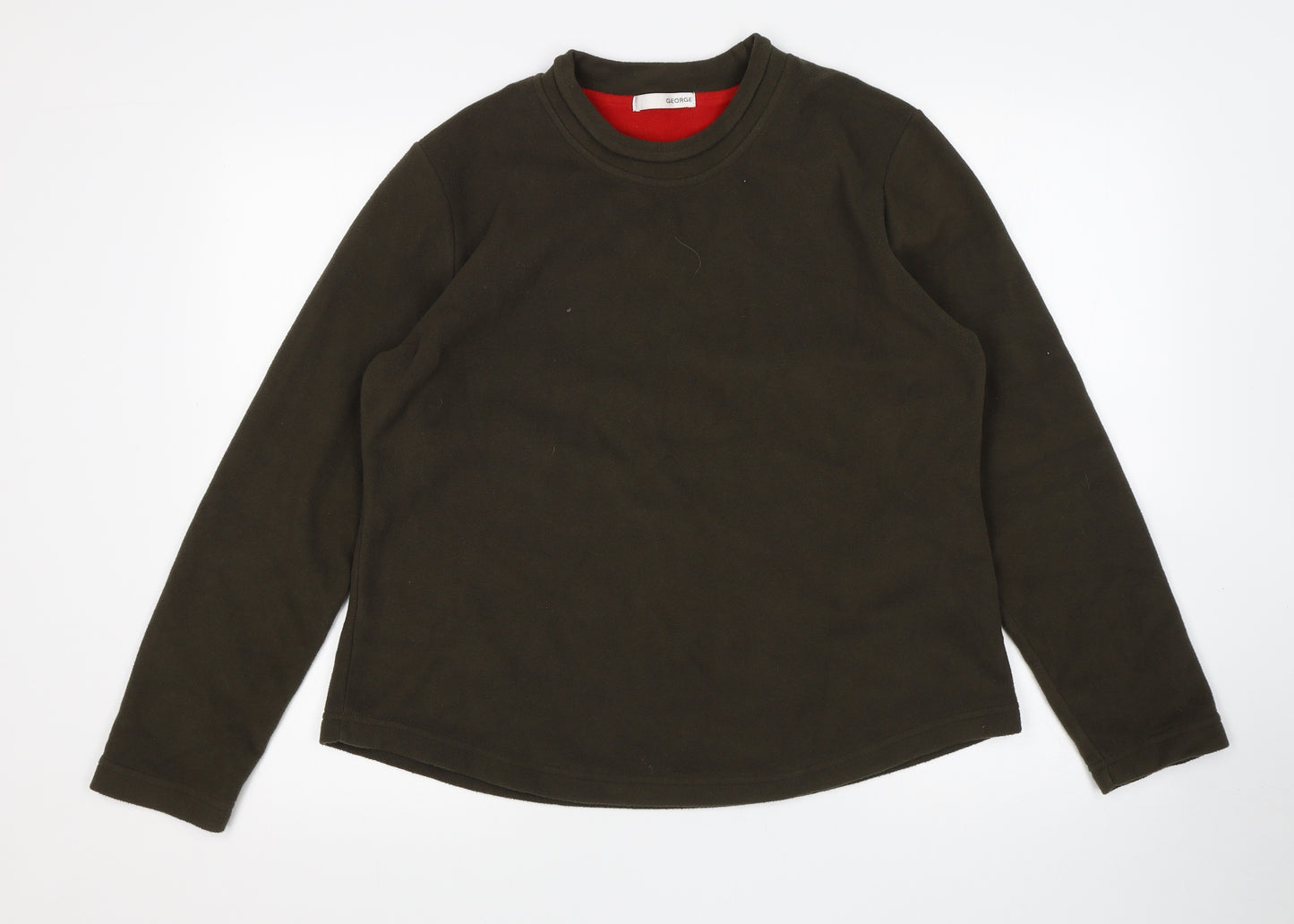 George Womens Green  Polyester Pullover Sweatshirt Size 16