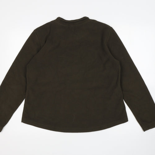 George Womens Green  Polyester Pullover Sweatshirt Size 16
