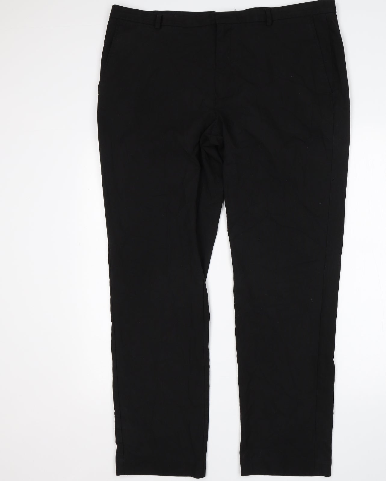 Burton  Mens Black   Trousers  Size 40 L30 in Regular