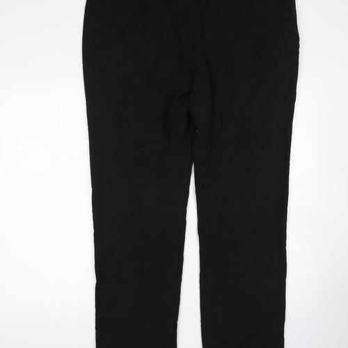Burton  Mens Black   Trousers  Size 40 L30 in Regular