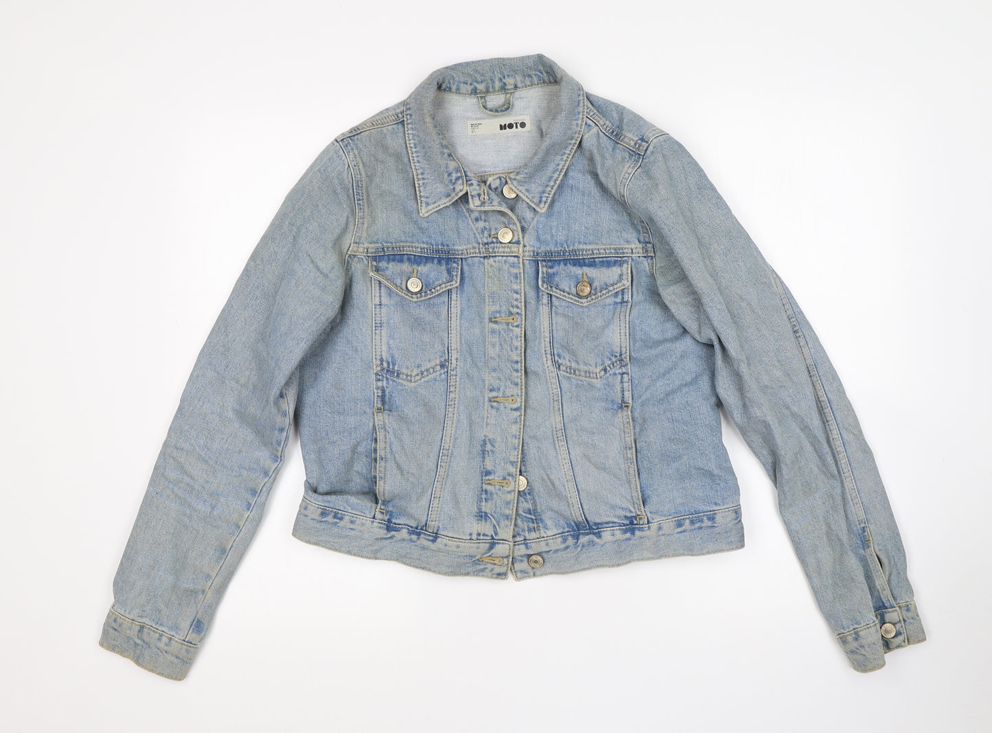 Topshop Womens Blue   Jacket  Size 12