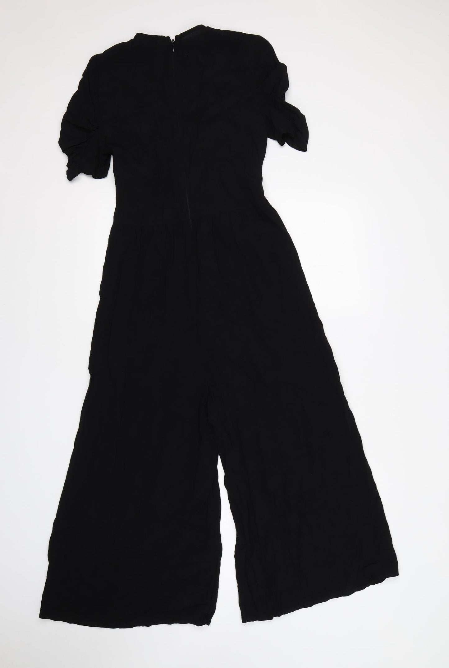 ASOS Womens Black  Viscose Jumpsuit One-Piece Size 8 L19 in