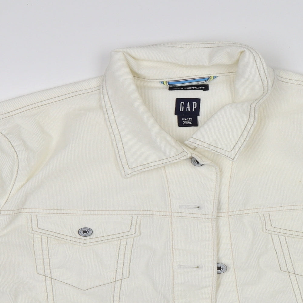 Gap Womens Ivory   Jacket  Size XL