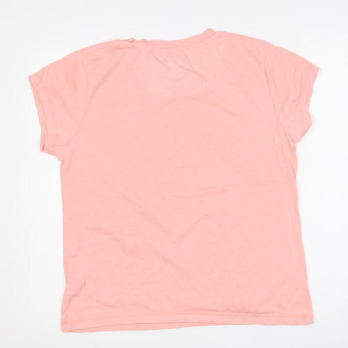 Primark Womens Pink  Polyester Top Pyjama Top Size M