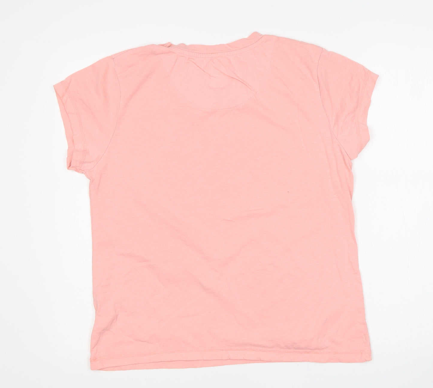 Primark Womens Pink  Polyester Top Pyjama Top Size M