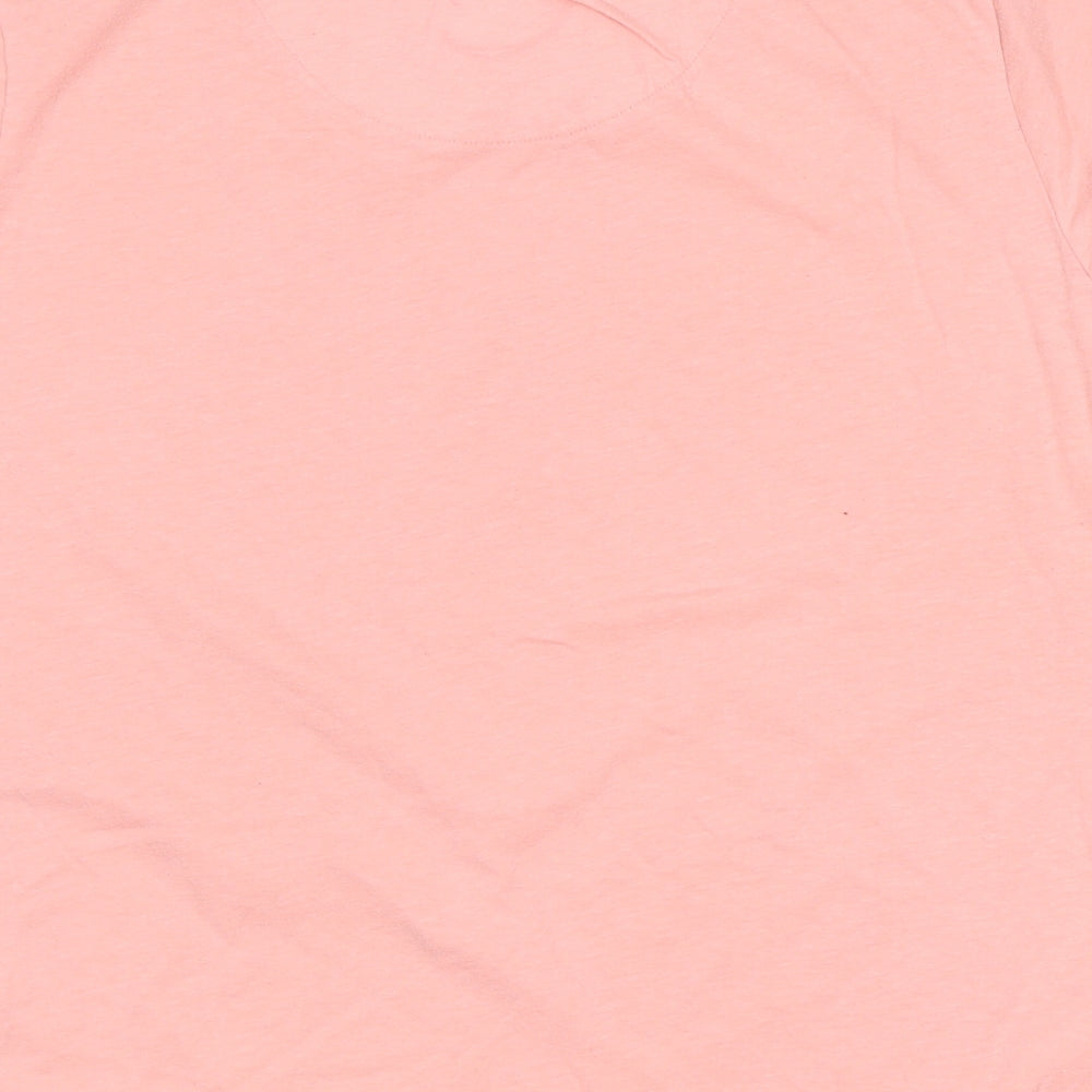 Primark Womens Pink  Polyester Top Pyjama Top Size M