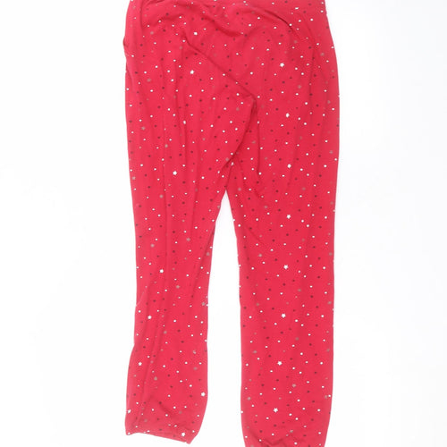 Preworn Womens Red  Cotton Sweatpants Trousers Size XS L25 in Regular