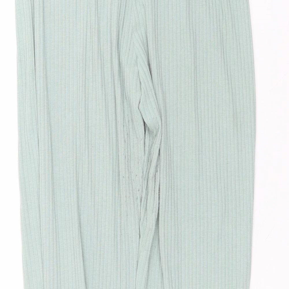 New Look Womens Green  Polyester Trousers  Size L L30 in Regular