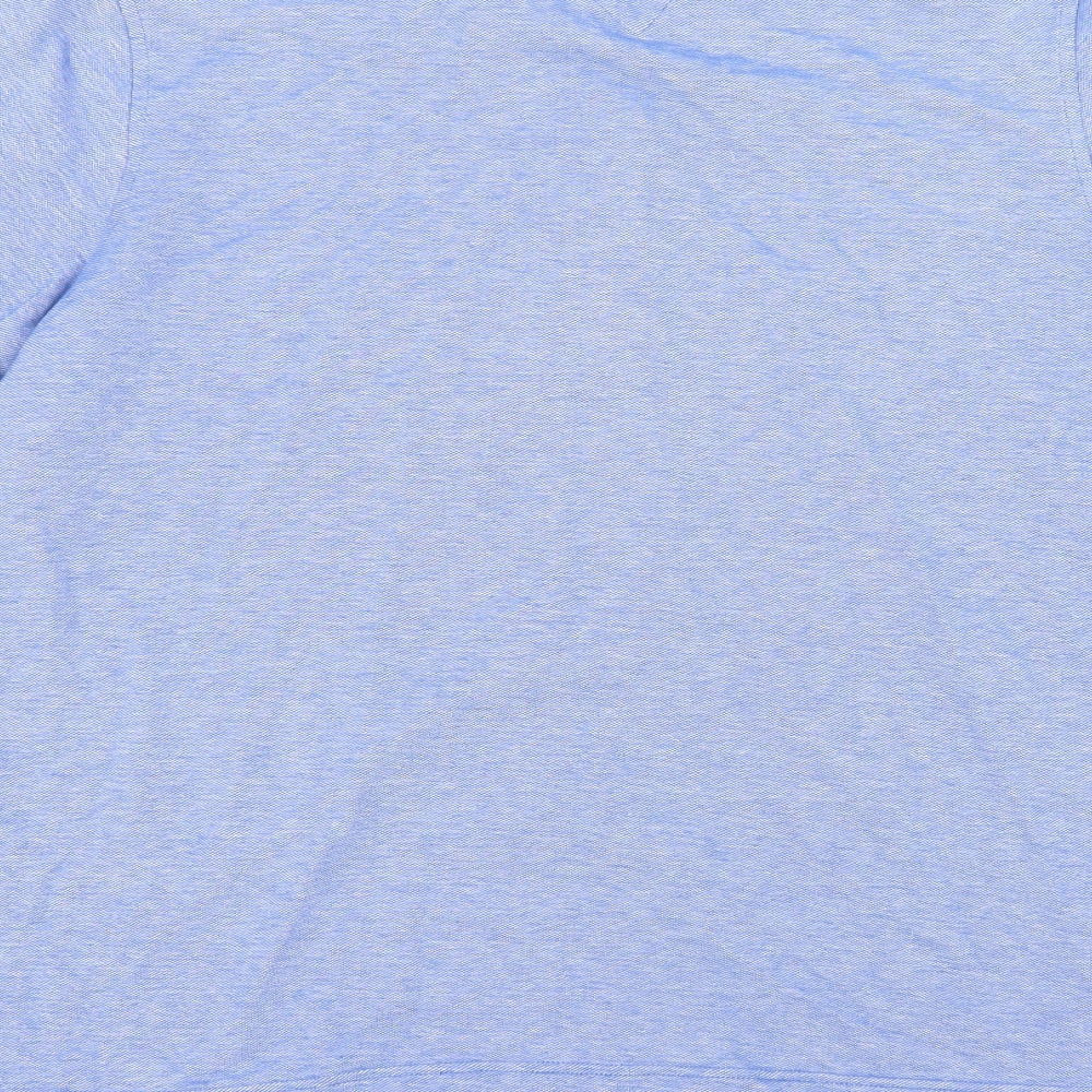 Matalan Mens Blue  Cotton  Polo Size L Collared