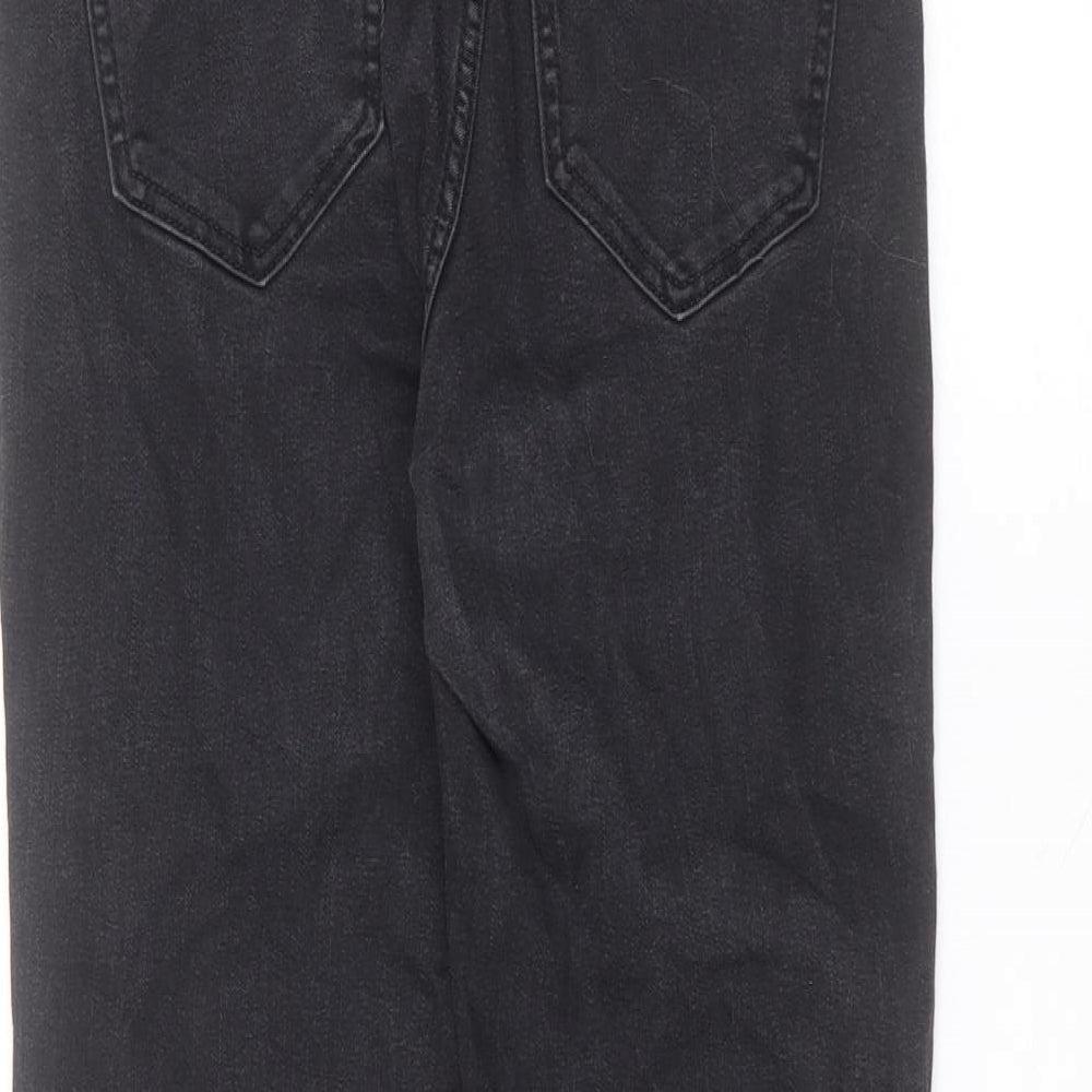 F&F Womens Black  Cotton Skinny Jeans Size 10 L27 in Regular