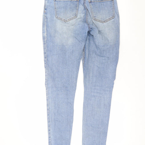 Matalan Womens Blue  Cotton Skinny Jeans Size 10 L29 in Regular