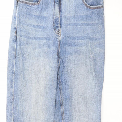 Matalan Womens Blue  Cotton Skinny Jeans Size 10 L29 in Regular