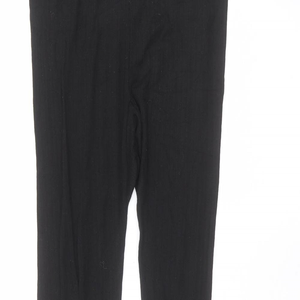 secret possessions Womens Black  Viscose Jogger Leggings Size 12 L30 in