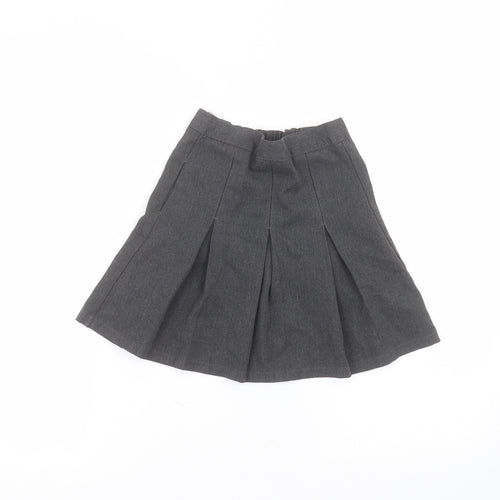 Primark Girls Black  Polyester A-Line Skirt Size 3-4 Years  Regular