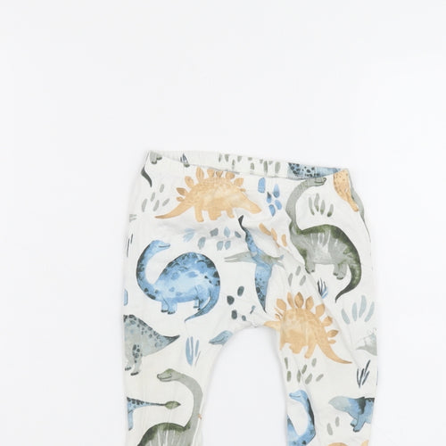 NEXT Boys White  Cotton Sweatpants Trousers Size 9-10 Years  Regular